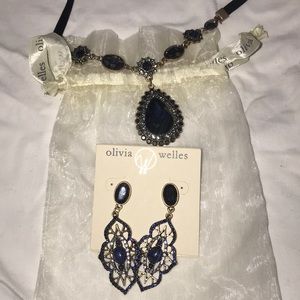 Olivia Welles Choker & Earrings Set